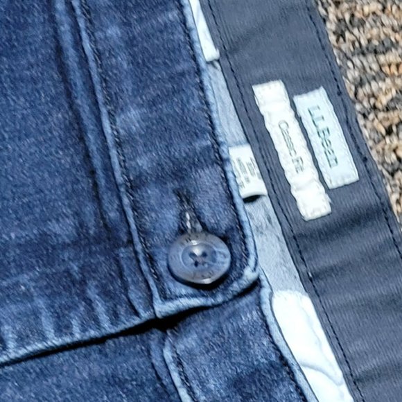 EUC LL Bean Classic Fit Plus Size Denim Capris Size 22W - Picture 5 of 15